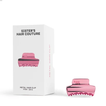 Металлическая заколка для волос Pink