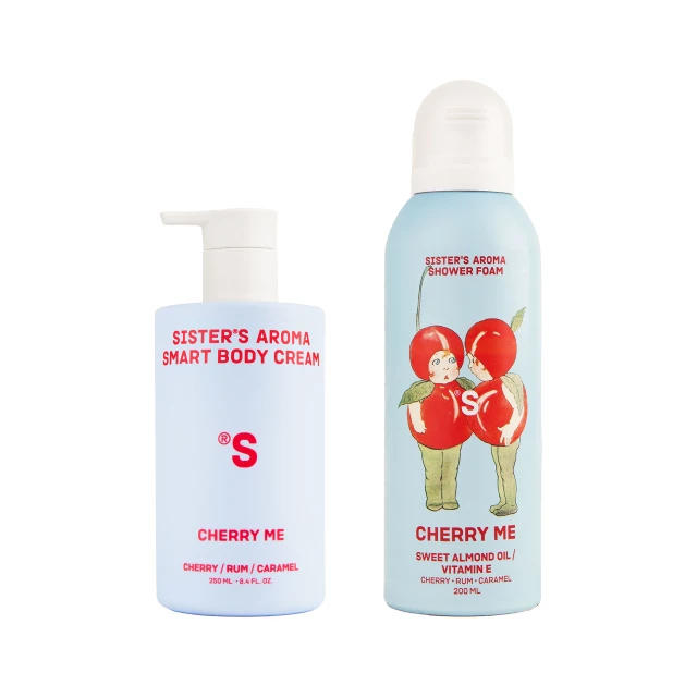 Cherry Me: піна для душу, лосьйон для тіла