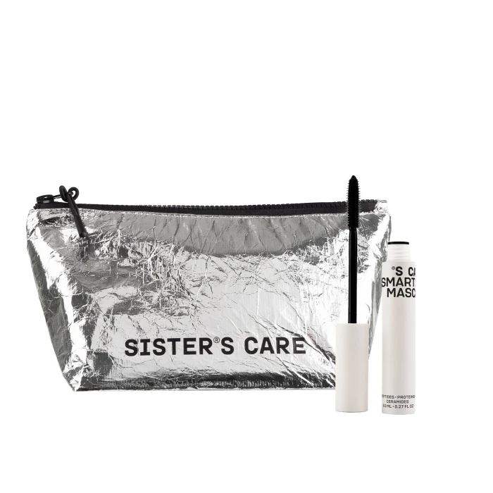 Sisters care bag black, термотуш care mascara