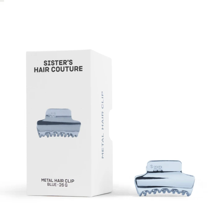 Металева заколка для волосся Blue