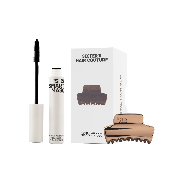 Металлическая заколка для волос Chocolate, термотушь care mascara