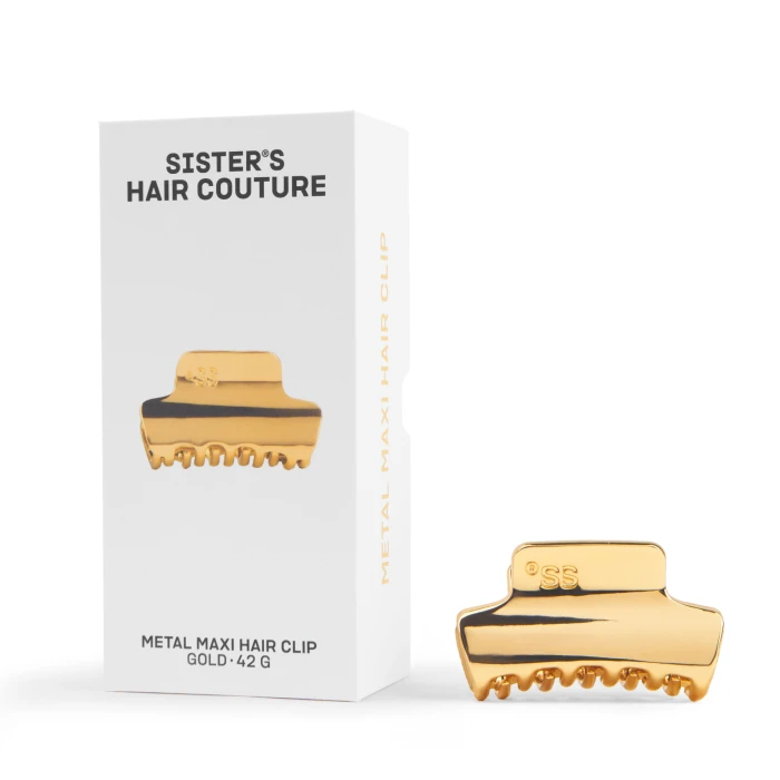 Металева заколка для волосся Gold Maxi