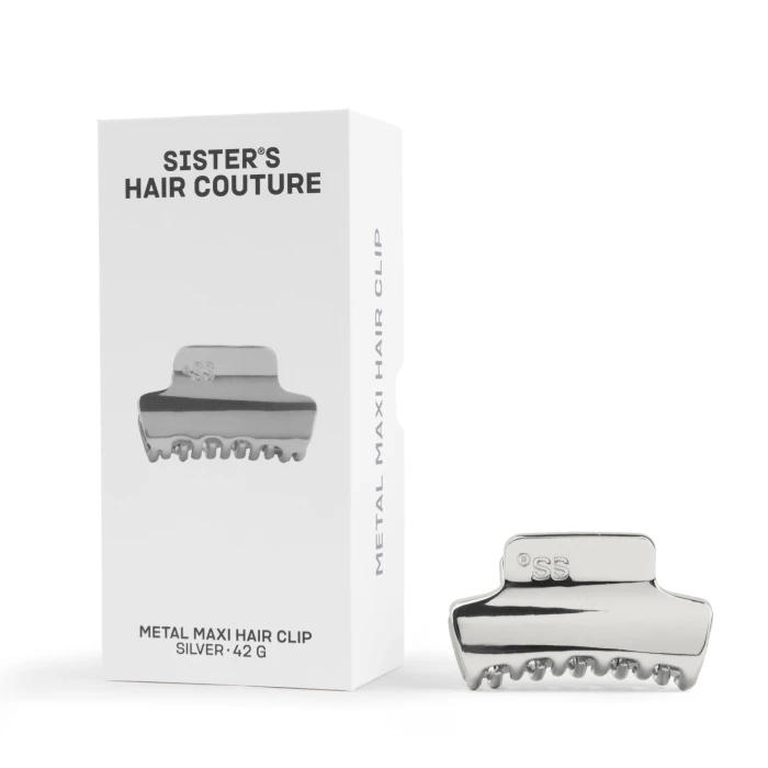 Металева заколка для волосся Silver Maxi