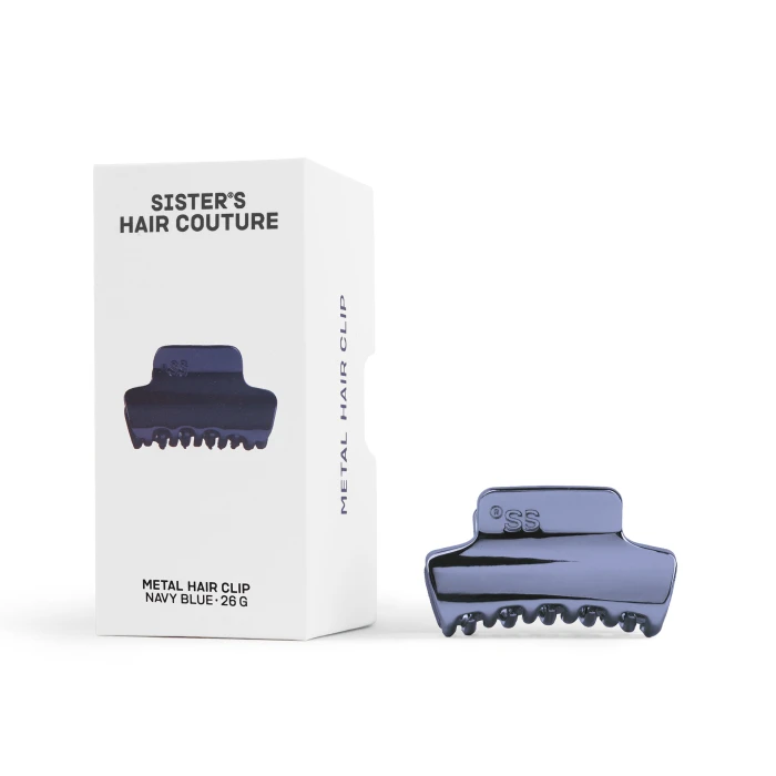 Металева заколка для волосся Navy blue