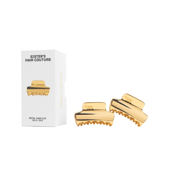 Металлическая заколка для волос Gold 2 единицы