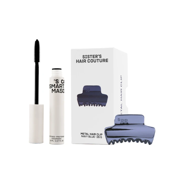 Металлическая заколка для волос Navy Blue, термотушь Care Mascara