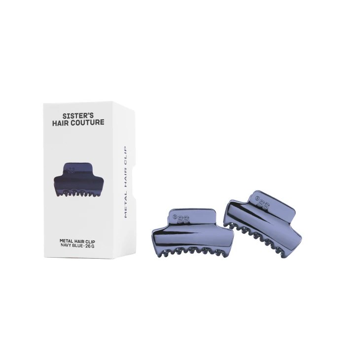 Металлическая заколка для волос Navy blue 2 единицы