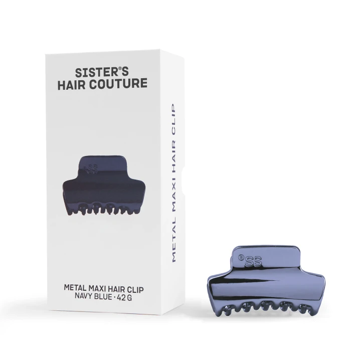 Металева заколка для волосся Navy Blue Maxi
