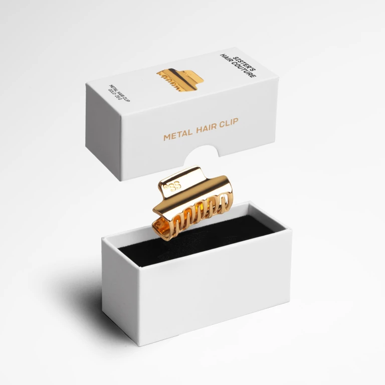 Металева заколка для волосся Gold