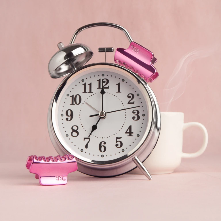 Металева заколка для волосся Pink