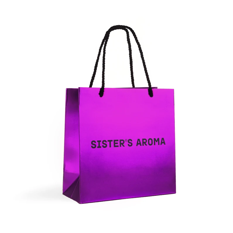 Пакет 22*22, фіолеовий-глянцевий