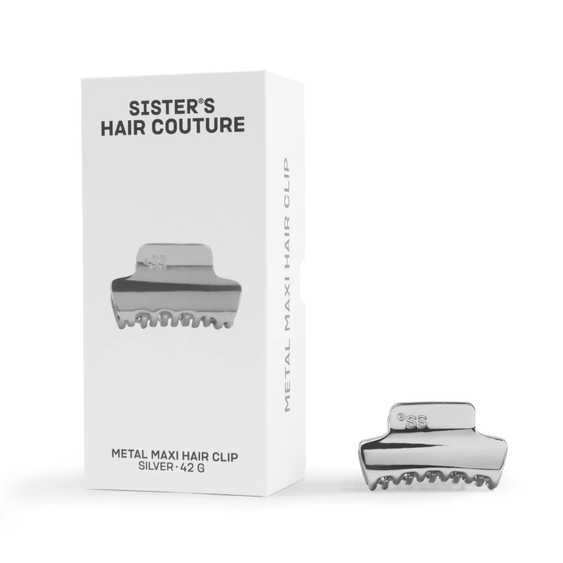 Металева заколка для волосся Silver Maxi