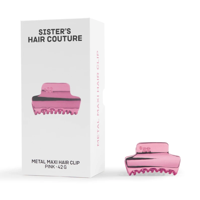 Металічна заколка для волосся Pink Maxi