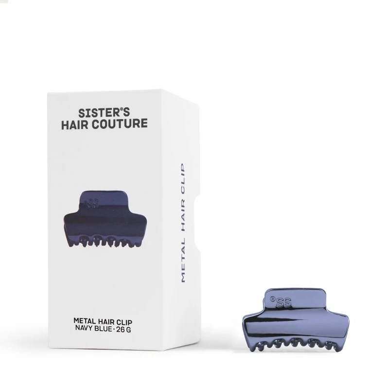 Металева заколка для волосся Navy blue