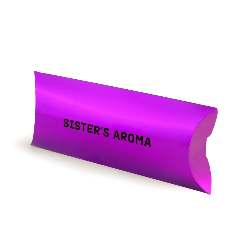 Коробка-туба подарункова, фіолетова глянцевий 24см х 19см