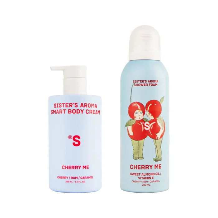 Cherry Me: піна для душу, лосьйон для тіла